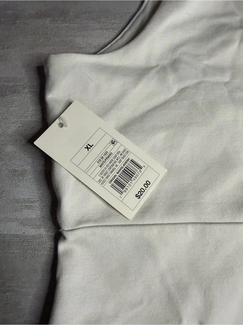 Target Cream Button-Front Cropped Camisole